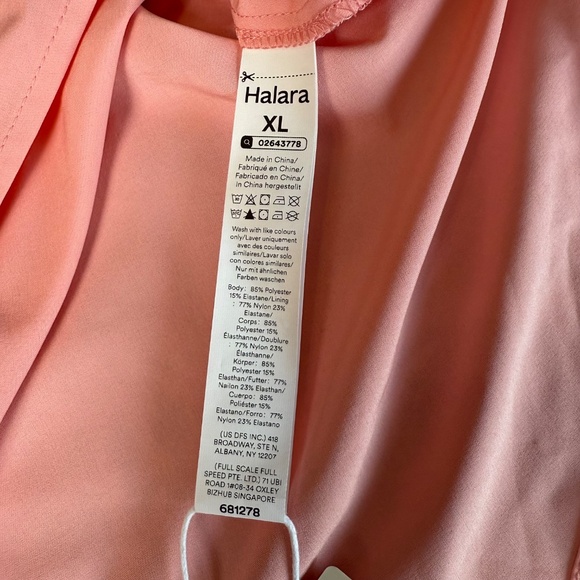 NWT Halara Breezefull Backless Racerback Midi Tank Dress Womens XL Blossom Pink - Picture 4 of 9